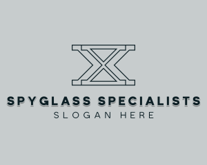 Professional Consulting Letter X logo design