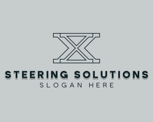 Professional Consulting Letter X logo design