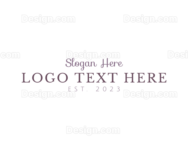 Elegant Fragrance Business Logo