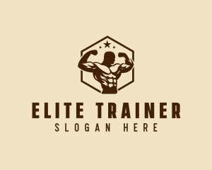 Strong Fitness Trainer logo design