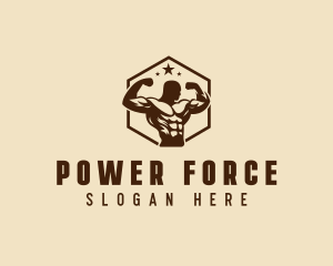 Strong Fitness Trainer logo design