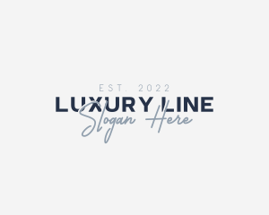 Signature Luxury Brand logo design