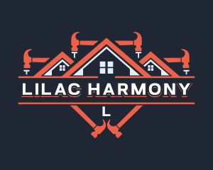 Hammer Construction Roofing logo design