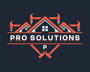 Hammer Construction Roofing logo design