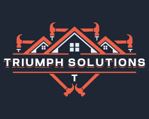 Hammer Construction Roofing logo design