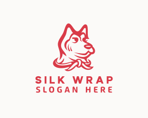 Dog Scout Scarf logo design