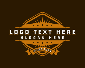 Decorative Retro Badge  logo