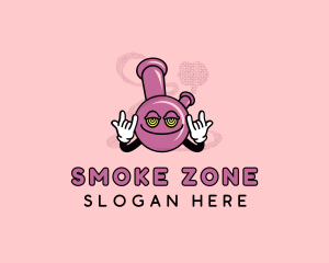 Marijuana Bong Smoke logo