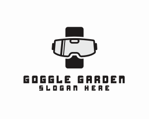 Technology Gaming Goggles logo design