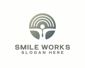 Company Businessman Firm logo design