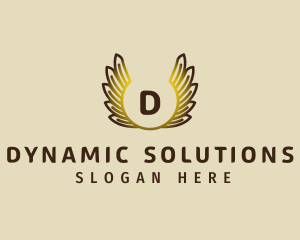 Wings Logistics Aviation logo design