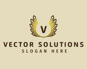 Wings Logistics Aviation logo design