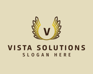 Wings Logistics Aviation logo design