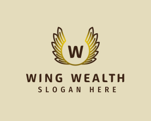 Wings Logistics Aviation logo design