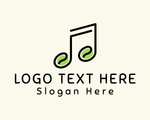 Organic Seed Music Note Logo