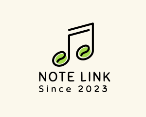 Organic Seed Music Note logo design