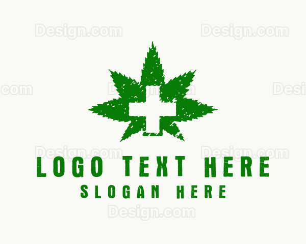 Medical Cross Marijuana Logo