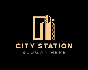 City Tower Structure logo design