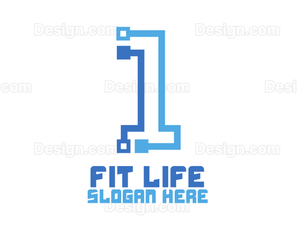 High Tech Number 1 Logo