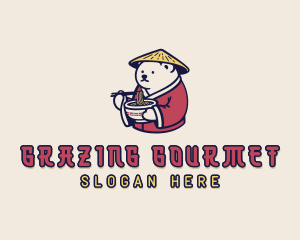 Polar Bear Noodle Dining logo design