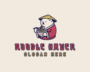 Polar Bear Noodle Dining logo design