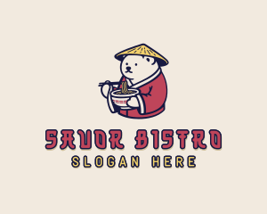 Polar Bear Noodle Dining logo design