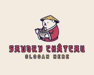 Polar Bear Noodle Dining logo design