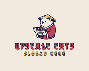 Polar Bear Noodle Dining logo design