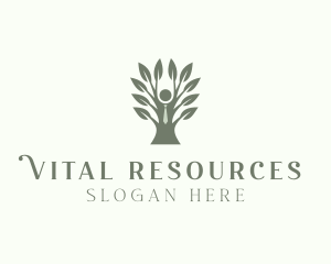 Human Resources Tree logo design