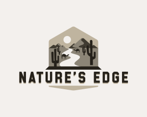 Desert Mountain Adventure logo design