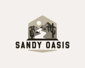 Desert Mountain Adventure logo design