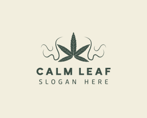 Marijuana Weed Leaf logo design