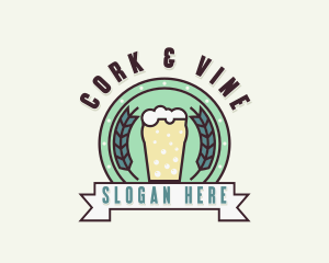 Beer Brewery Bar logo design