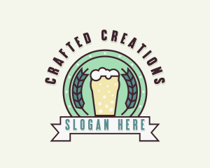 Beer Brewery Bar logo design