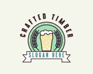 Beer Brewery Bar logo design