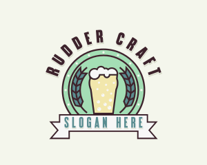 Beer Brewery Bar logo design