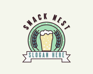 Beer Brewery Bar logo design