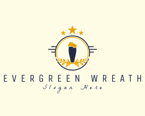 Beer Brewery Pub logo design