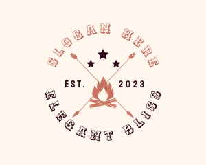 Bonfire Arrow Camping logo