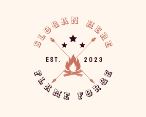 Bonfire Arrow Camping logo