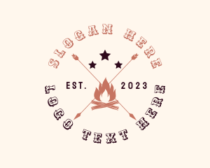 Bonfire Arrow Camping logo