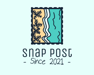 Beach Post Stamp  logo