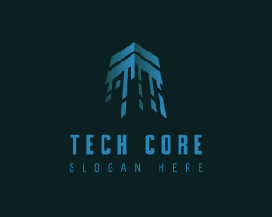 Digital Tech Arrow logo design