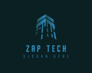 Digital Tech Arrow logo design