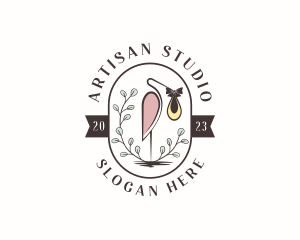 Stork Bird Gift logo design