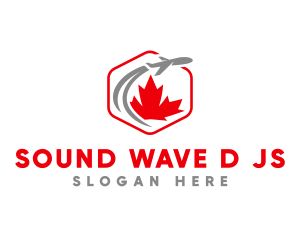 Canada Plane Leaf  logo