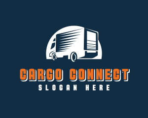 Truck Cargo Forwarder logo design