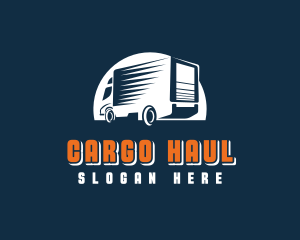 Truck Cargo Forwarder logo design