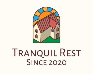 Stained Glass Religious Convent logo design