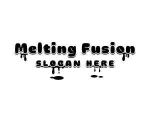 Graffiti Paint Drip logo
